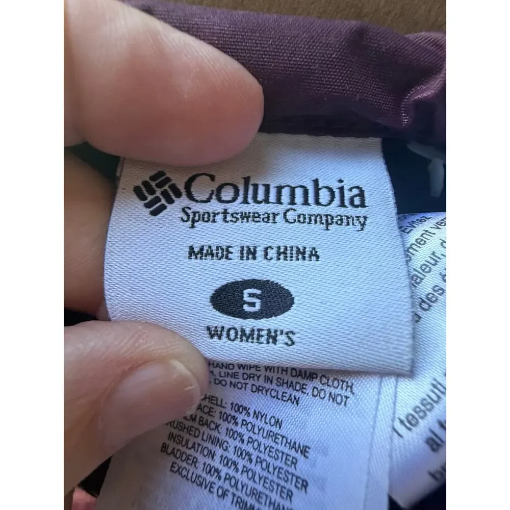 Columbia Whirlibird Omni-Tech Women’s Ski Snow Gloves Plum Purple S NWT